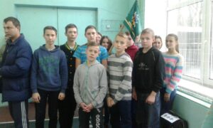 Участь учнів 8 класів у військово-спортивному вишколі Всеукраїнської гри "Джура"
